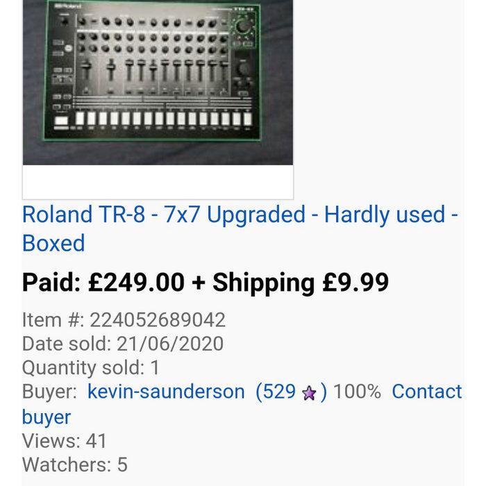 Kevin Saunderson bought my TR8 - Hardy Spymania