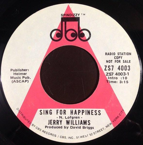Sing For Happiness - Jerry Williams