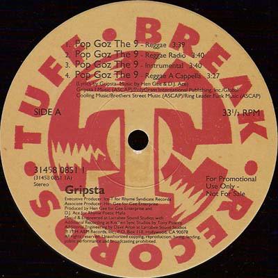 Pop Goz The 9 / Can't Fade This - Gripsta