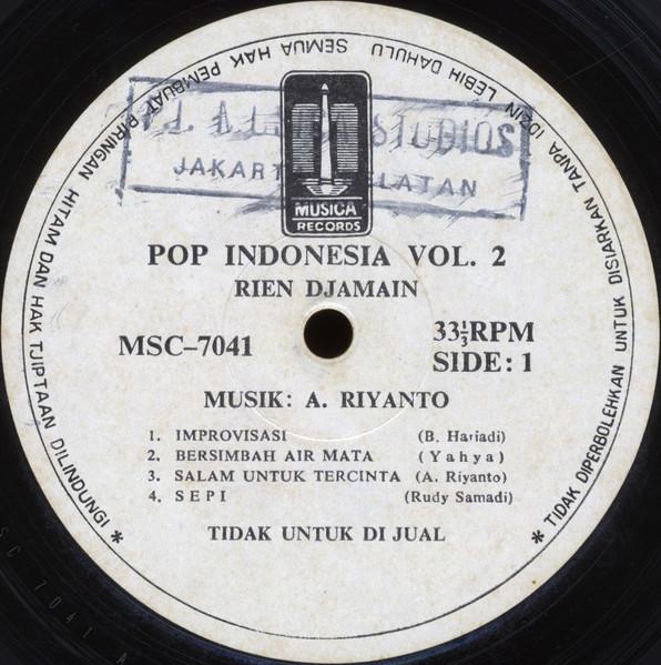 Pop Indonesia Vol. 2 - Rien Djamain