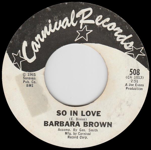  - Barbara Brown