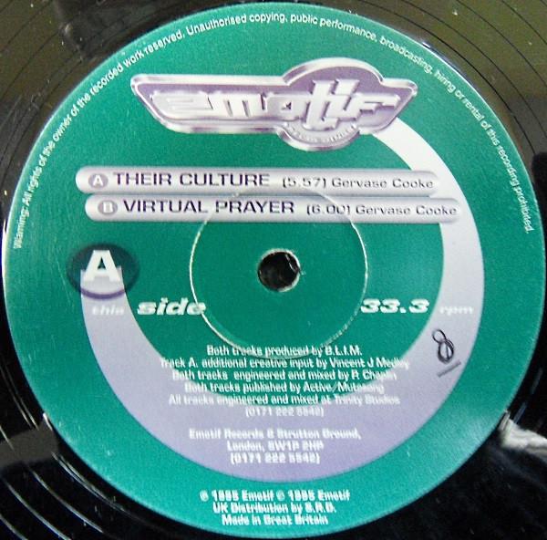 Their Culture / Virtual Prayer - B.L.I.M.