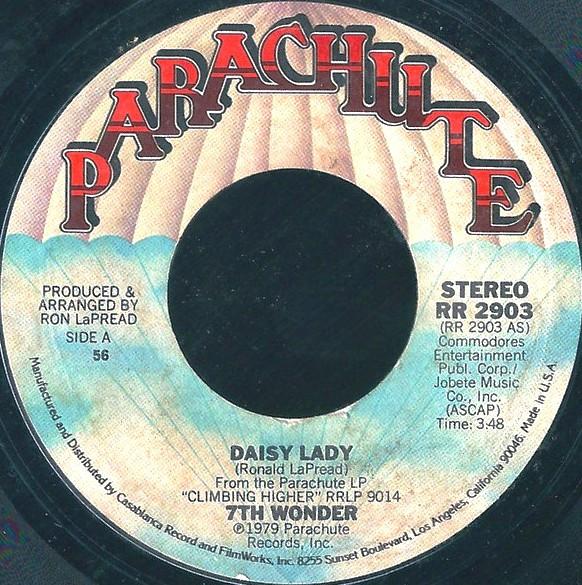 Daisy Lady / Something Inside You Feel - 7th Wonder