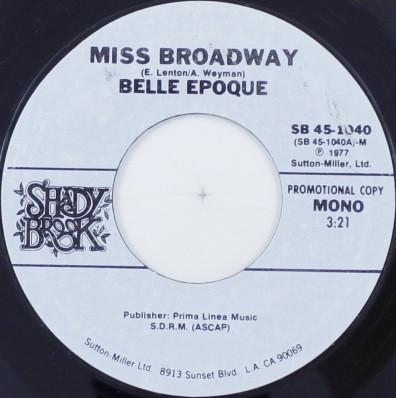  - Belle Epoque