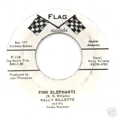 Pink Elephants / Eeenie Meenie - Wally Willette and his Globe Rockers