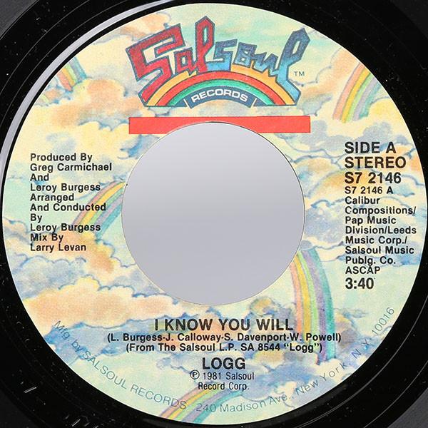 I Know You Will - Logg