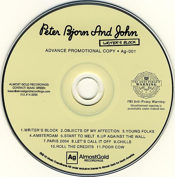 Writer's Block - Peter Bjorn & John