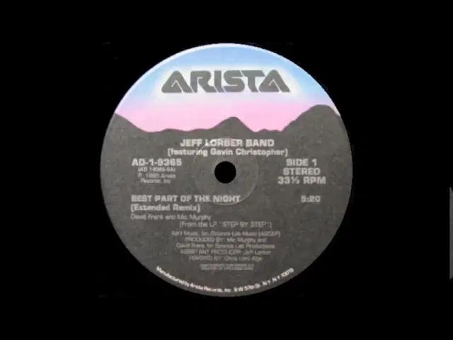 12" - Jeff Lorber Band featuring Gavin Christopher