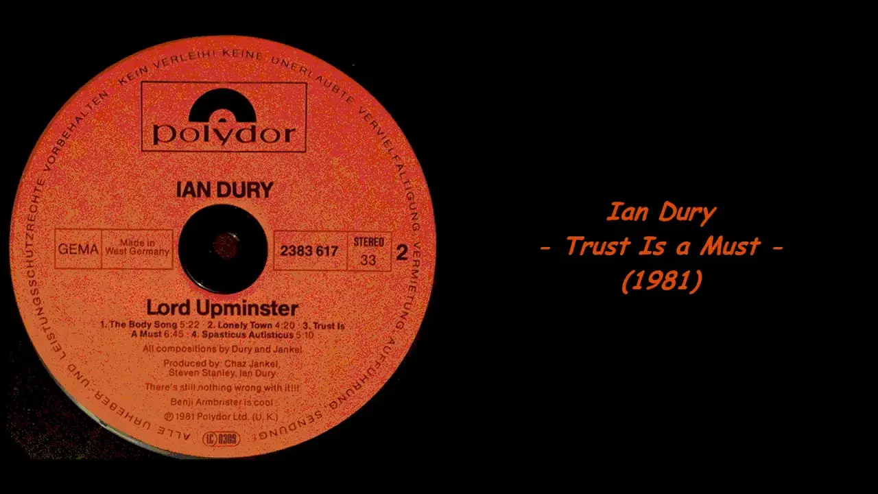 Lord Upminster - Ian Drury
