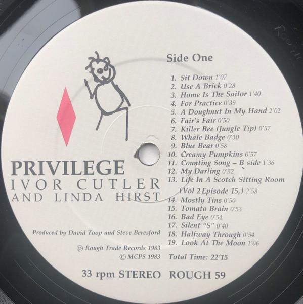 Privilege - Ivor Cutler And Linda Hirst