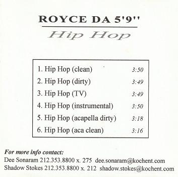 Preemo Extras - Royce Da 5'9"