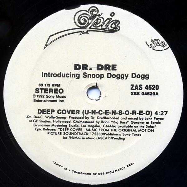 Deep Cover: Music From The Motion Picture Soundtrack - Dr. Dre Feat. Snoop Dogg