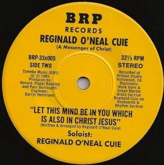  - Reginald O'Neal Cuie