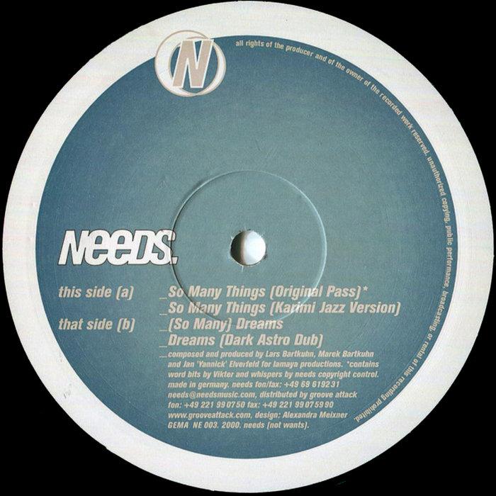 So Many Things - Needs