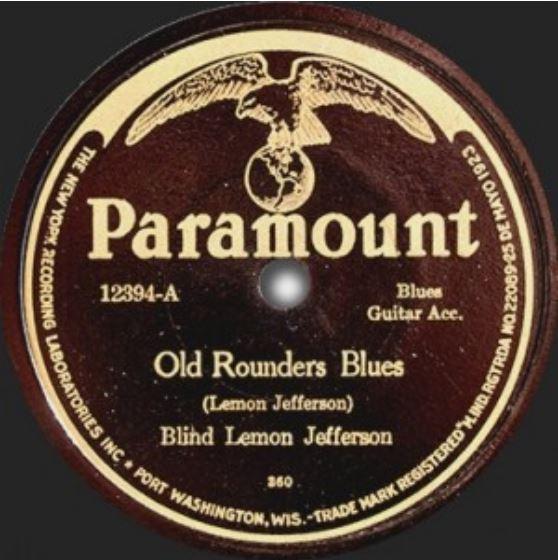 Old Rounders Blues / Beggin' Back - Blind Lemon Jefferson