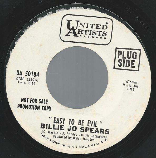 Easy To Be Evil / Much Too Busy To Cry - Billie Jo Spears