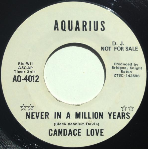 Never In A Million Years: Rare Soul Recordings - Candace Love