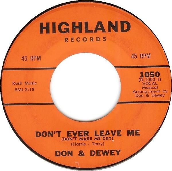  - Don & Dewey