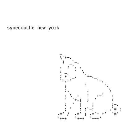 synecdoche new york - synecdoche new york