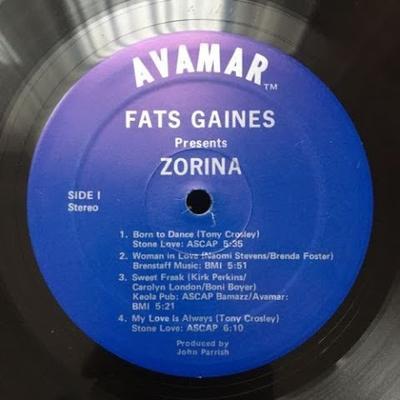 Fats Gaines Band Presents Zorina - Fats Gaines Band Presents Zorina