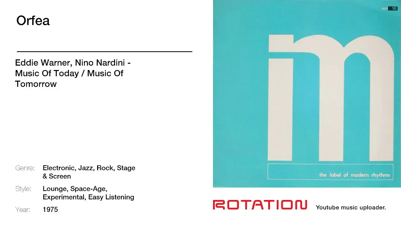 Music Of Today / Music Of Tomorrow - Eddie Warner & Nino Nardini