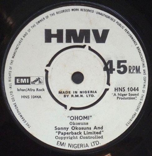 Ohomi - Sonny Okosuns And Paperback Limited