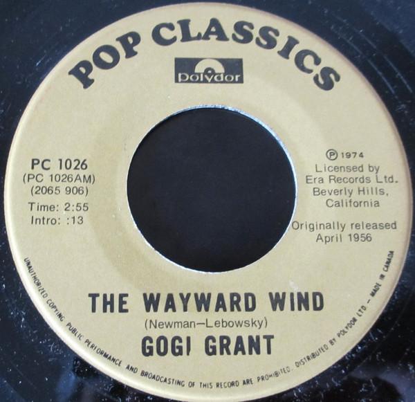 The Wayward Wind - Gogi Grant