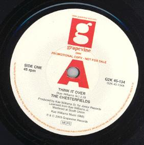 Think It Over / Why Did You Leave Me Baby - The Chesterfields
