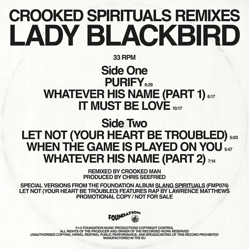 Lady Blackbird vs Crooked Man - Crooked Spirituals - Lady Blackbird vs Crooked Man