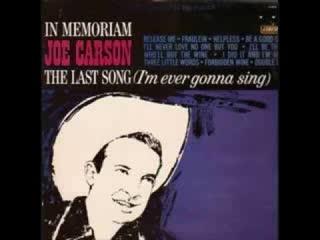  - Joe Carson