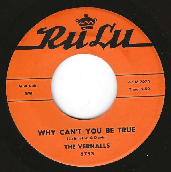 Raindrops / Why Can't You Be True - The Vernalls