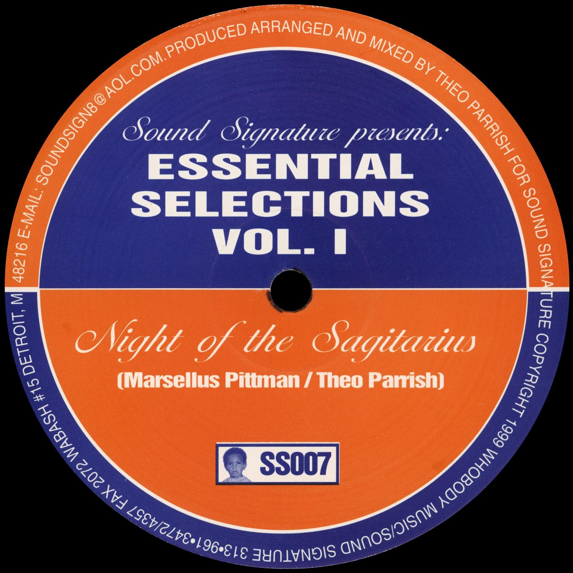 Essential Selections, Vol. 1 - Theo Parrish & Marsellus Pittman