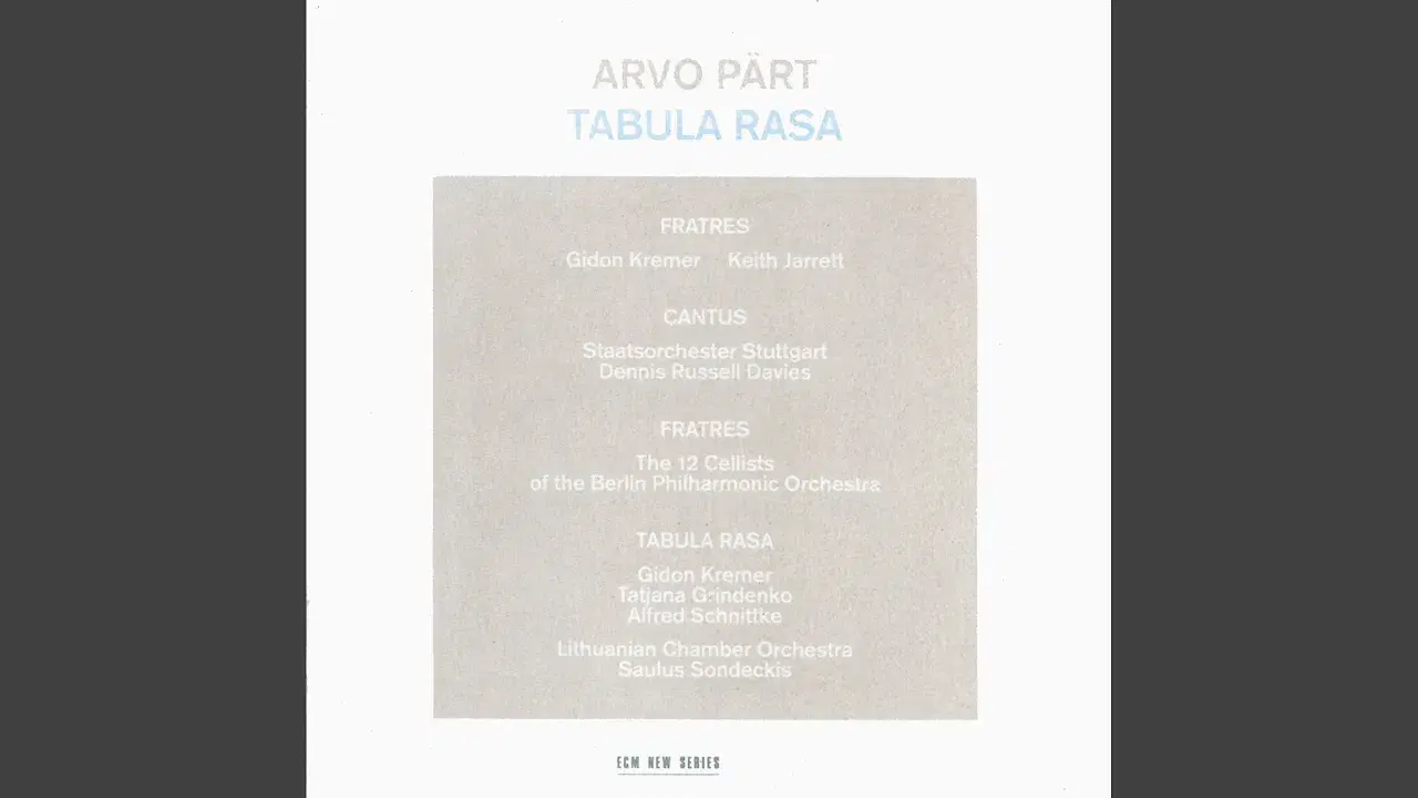 Musica Selecta of Arvo Pärt - Staatsorchester Stuttgart, Dennis Russell Davies
