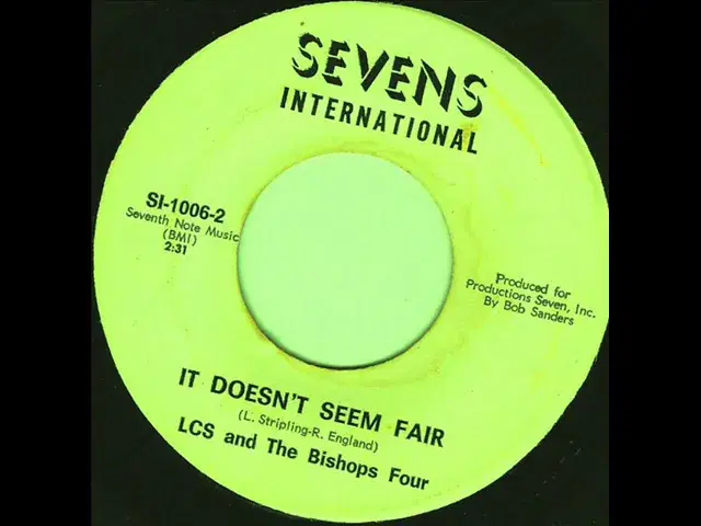 I'm Gonna Show You Mary / It Doesn't Seem Fair - LCS & The Bishops Four