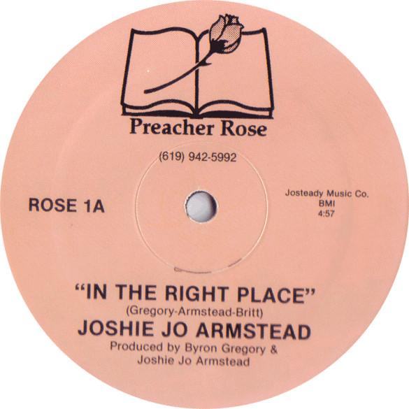 In The Right Place - Joshie Jo Armstead