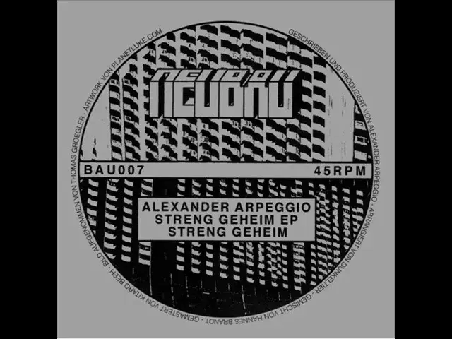 Streng Geheim EP - Alexander Arpeggio