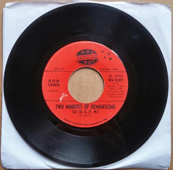Two Minutes Of Reminiscing / This World Tomorrow  - Don Lewis