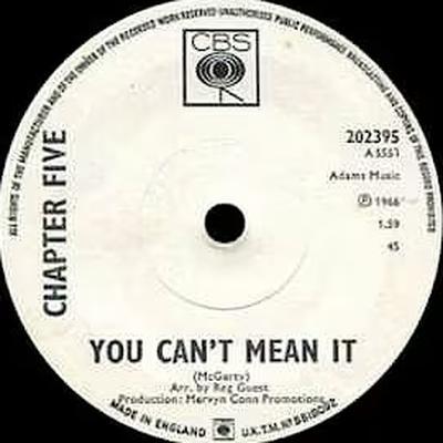  - You can't mean it