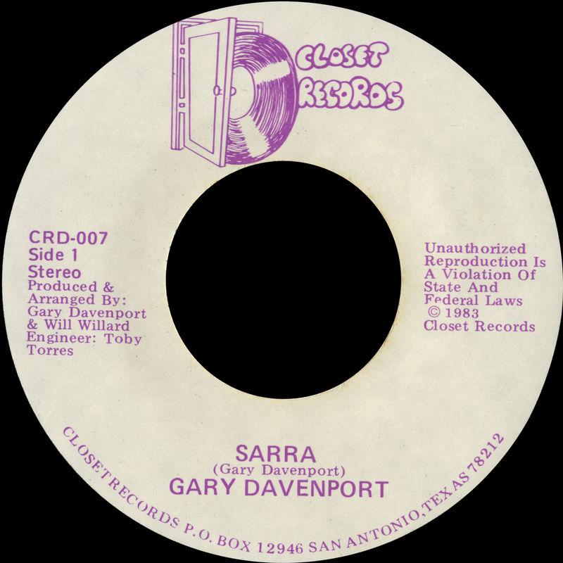 Sarra b/w Journey To Oaxaca - Gary Davenport