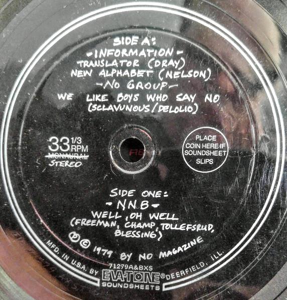 NNB - Well Oh Well 1979 - Rare No Wave - NNB