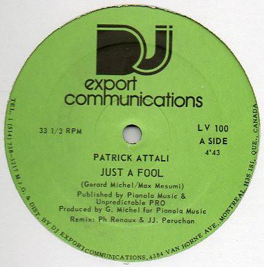  - PATRICK ATTALI