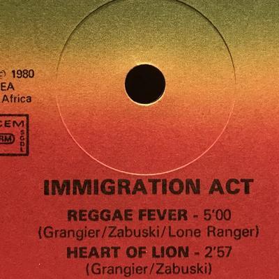  - IMMIGRATION ACT