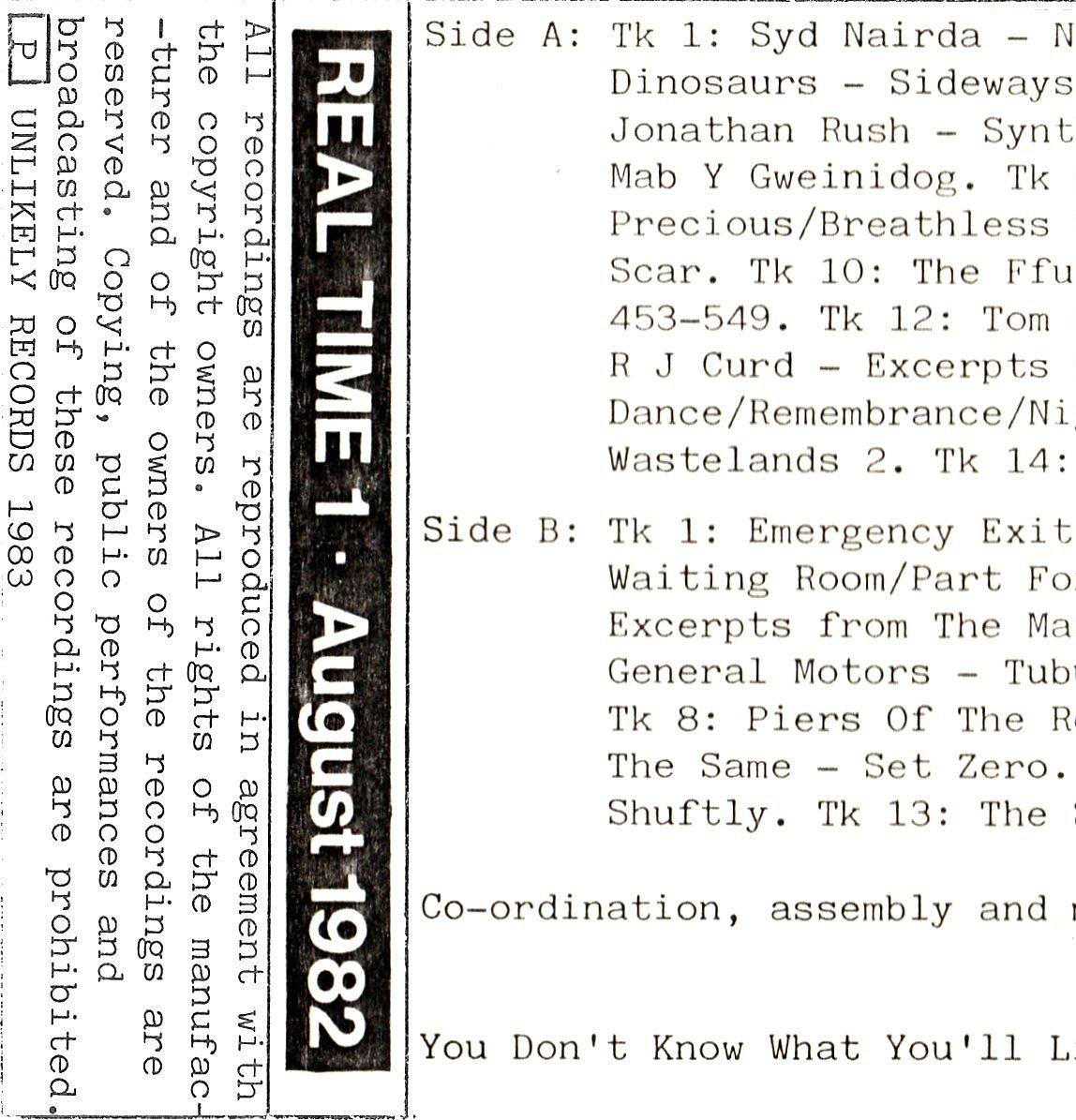 Real Time 1 : August 82 - The Same