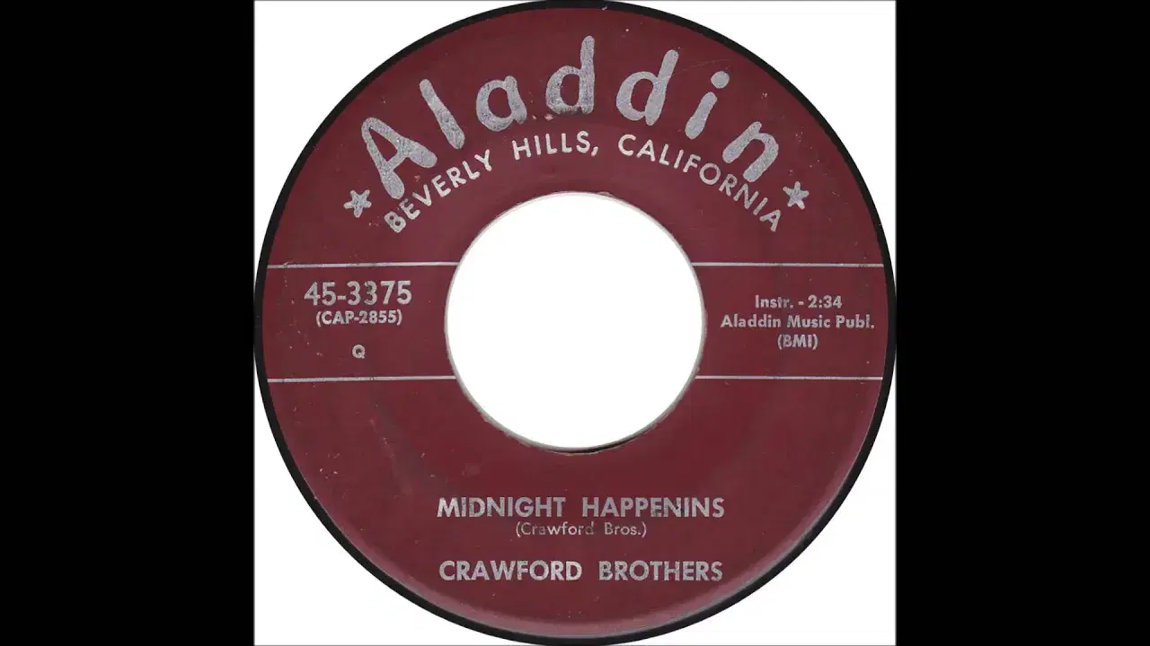 Midnight Mover Groover / Midnight Happenins - Crawford Brothers