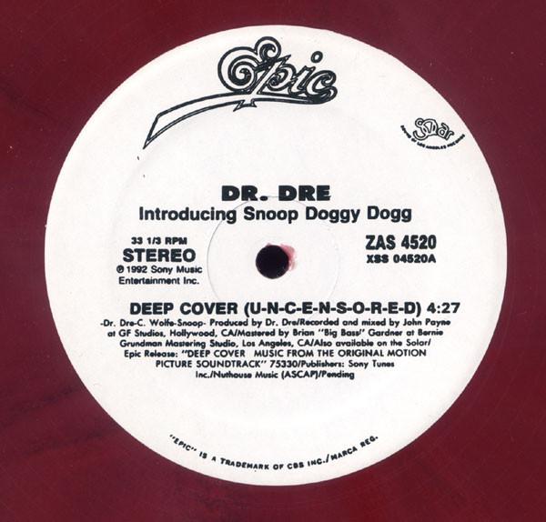 Deep Cover: Music From The Motion Picture Soundtrack - Dr. Dre Feat. Snoop Dogg
