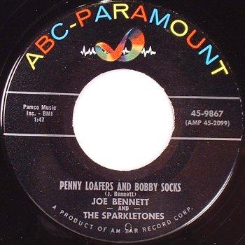 Penny Loafers And Bobby Socks / Rocket - Joe Bennett & The Sparkletones