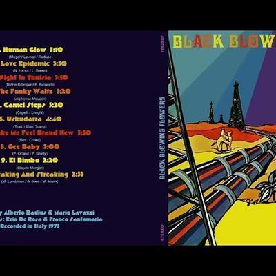 Human Glow - Black Blowing Flowers