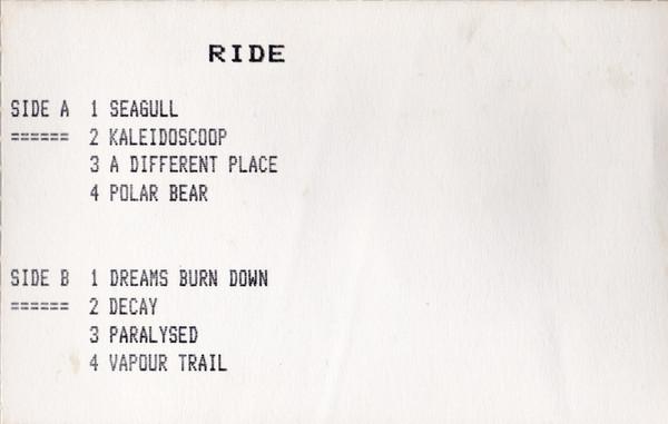 Nowhere - Ride