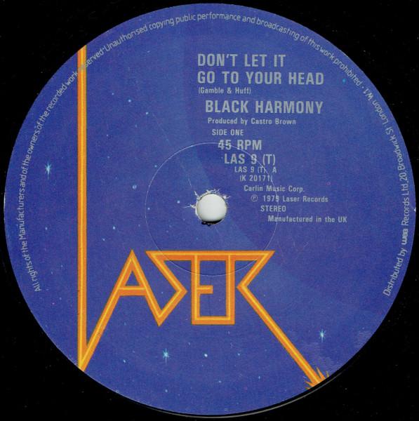 12" - Laser (UK) (LAS 9) - Black Harmony